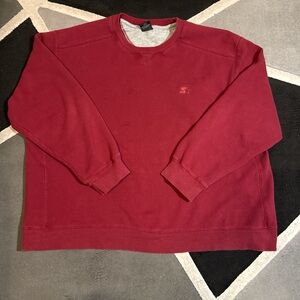 Red Starter heavyweight crewneck sweatshirt